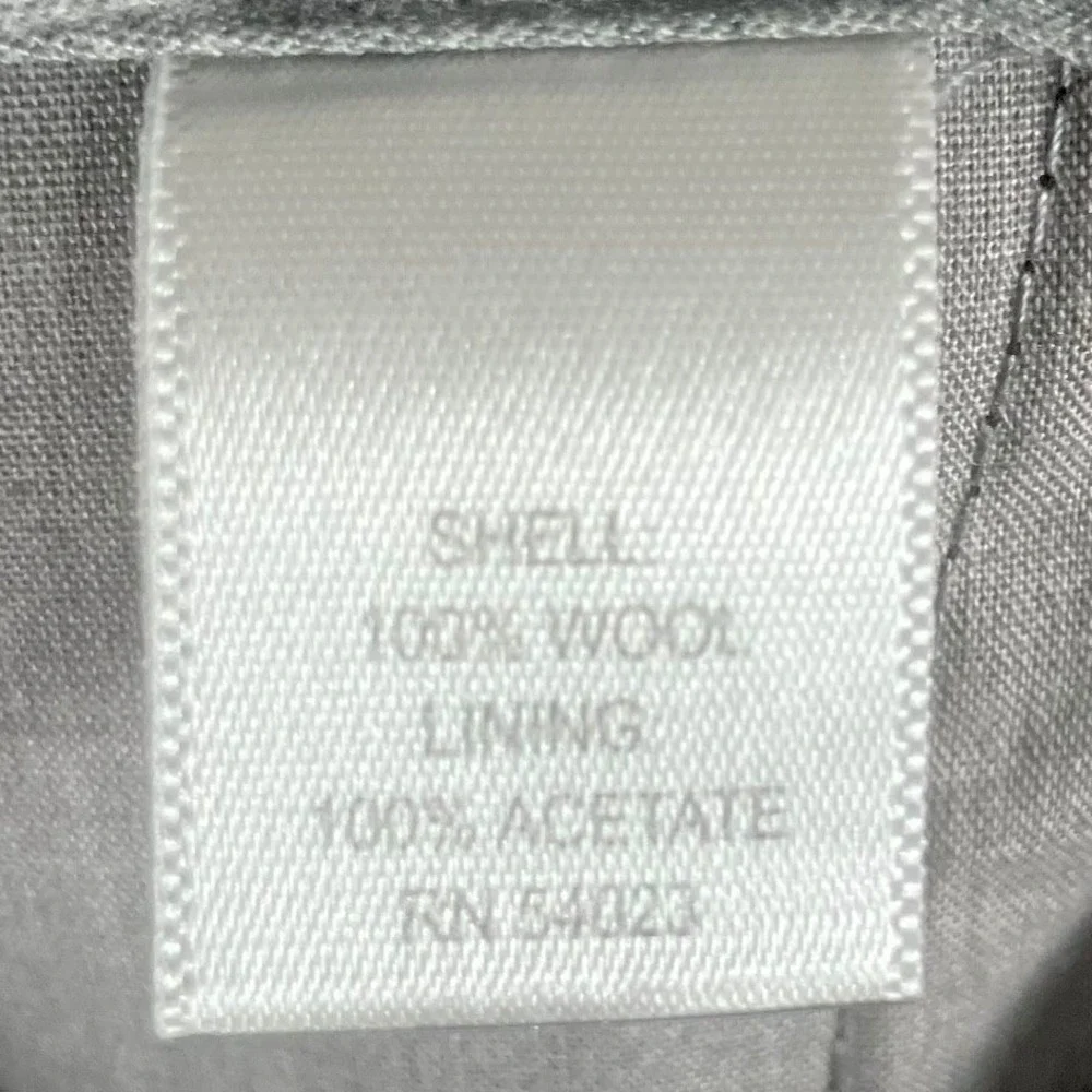Banana Republic Classic Fit Mens 32x34 Charcoal Grey 100% Wool Dress Pants